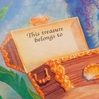 DISNEY Little Mermaid hardcover book An Undersea Wish